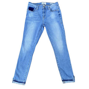 Frame Denim Jeans Women 28 Blue Skinny Jeanne Crop Stretch Soft Cute